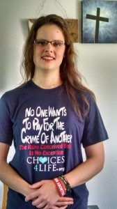 Rachelle in Challenge T-shirt