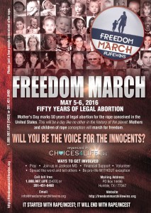 Join us at the Freedom March
